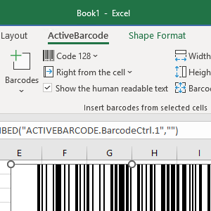 excel 2007 no activebarcode