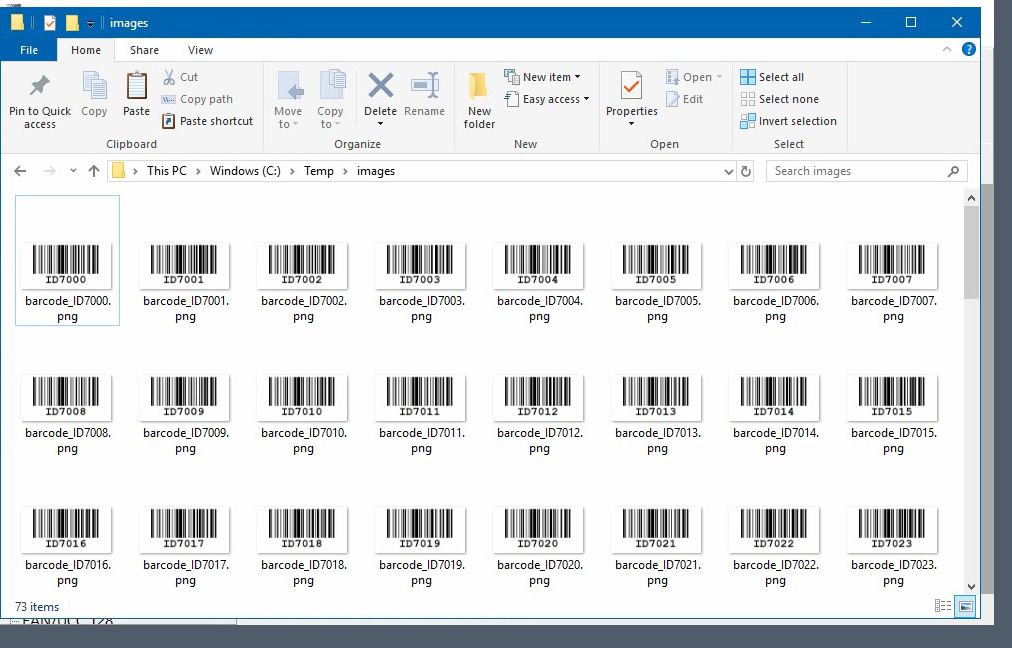 ActiveBarcode: Cómo exportar códigos de barras en serie como archivos de imagen